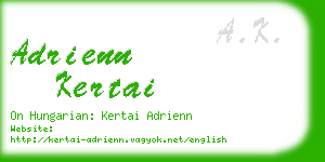 adrienn kertai business card